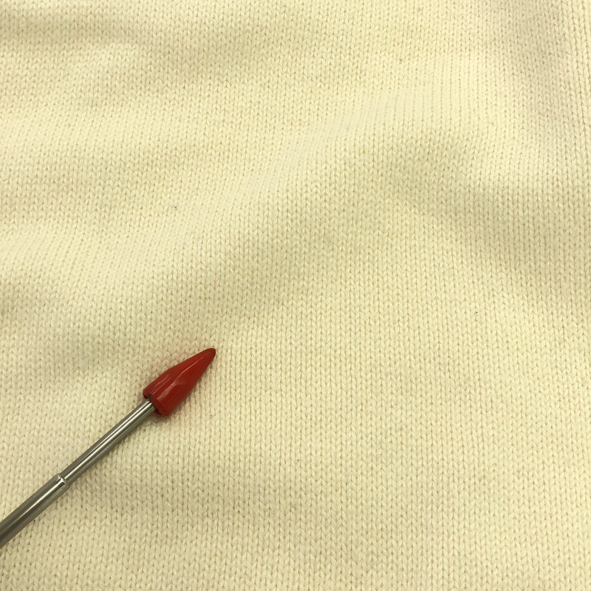 steven alan / スティーブンアラン | COTTON CASHMERE HIGH GAUGE POLO KNIT ポロ ニット | F | アイボリー | レディース