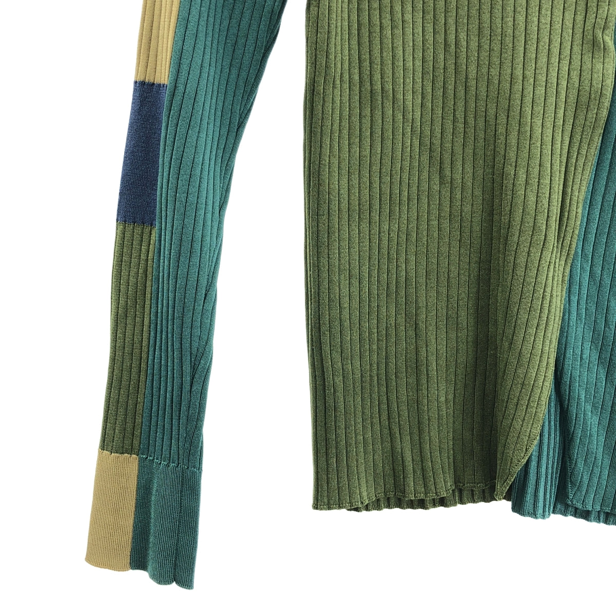 TOGA / トーガ | Wide Rib Knit Pullover ワイド リブニット プルオーバー | 36 | マルチカラー | レディース