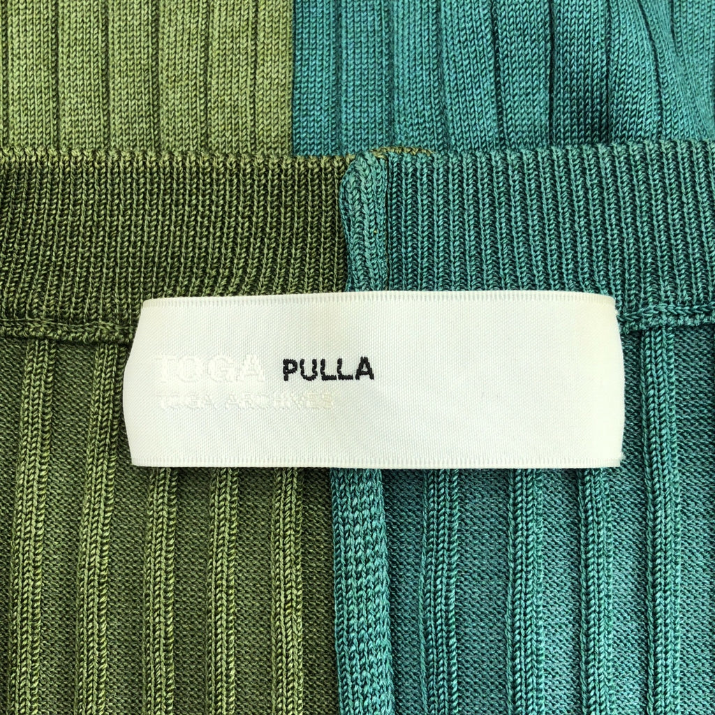 TOGA / トーガ | Wide Rib Knit Pullover ワイド リブニット プルオーバー | 36 | マルチカラー | レディース