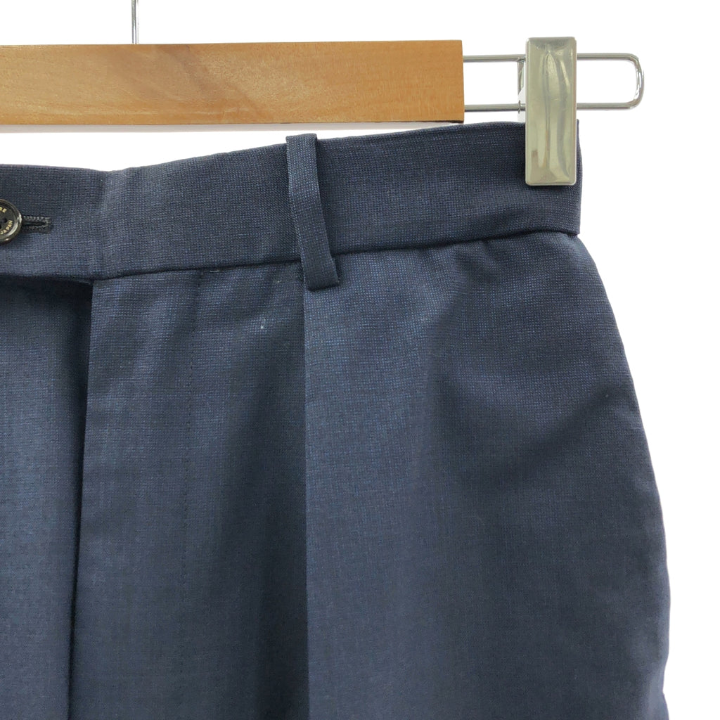 MARKAWARE / マーカウェア | CLASSIC FIT TROUSERS ORGANIC WOOL TROPICAL / タック テーパード スラックス パンツ | 1 | メンズ