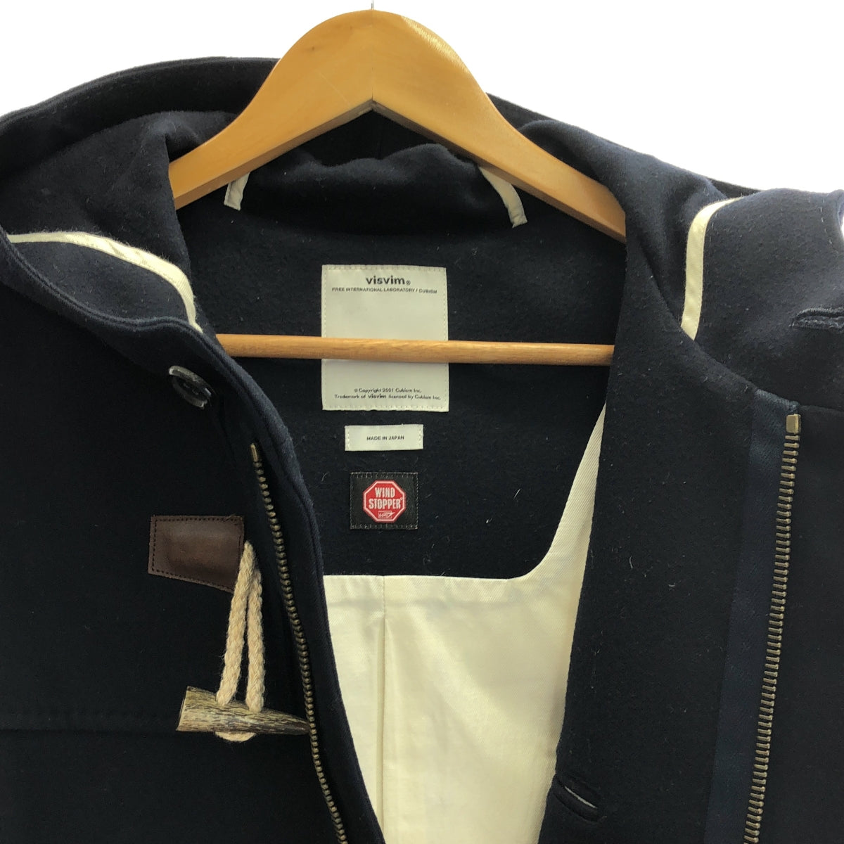 visvim / ビズビム | GORE-WINDSTOPER / ウール ショートダッフルコート / 総裏地 | M | ネイビー | メンズ