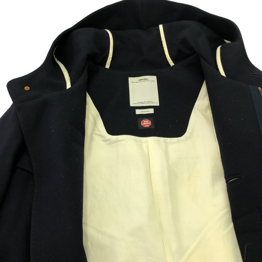 visvim / ビズビム | GORE-WINDSTOPER / ウール ショートダッフルコート / 総裏地 | M | ネイビー | メンズ