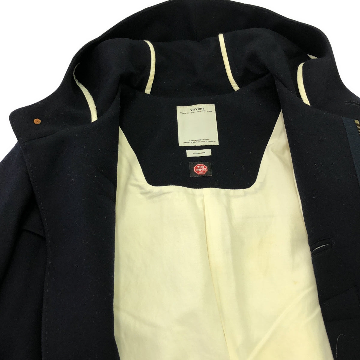 visvim / ビズビム | GORE-WINDSTOPER / ウール ショートダッフルコート / 総裏地 | M | ネイビー | メンズ