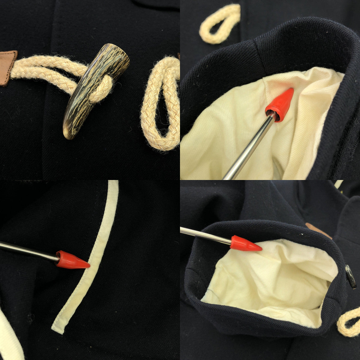 visvim / ビズビム | GORE-WINDSTOPER / ウール ショートダッフルコート / 総裏地 | M | ネイビー | メンズ