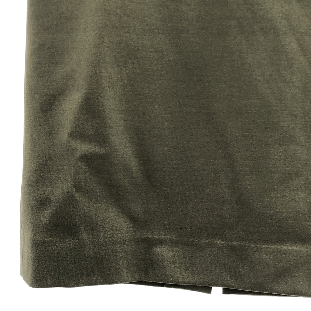【美品】  L'Appartment DEUXIEME CLASSE / アパルトモンドゥーズィエムクラス | 2020SS | Lisiere / リジエール Punch Tight / ポンチタイト スリットスカート | 34 | カーキ | レディース