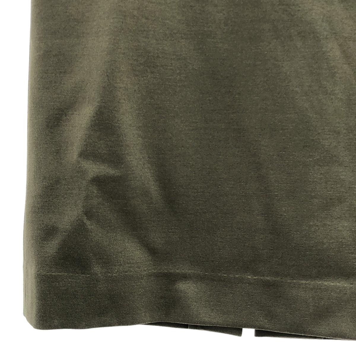 【美品】  L'Appartment DEUXIEME CLASSE / アパルトモンドゥーズィエムクラス | 2020SS | Lisiere / リジエール Punch Tight / ポンチタイト スリットスカート | 34 | カーキ | レディース