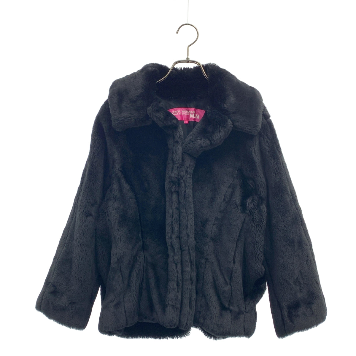 JUNYA WATANABE MAN PINKブラックファーコート S JUNYAWATANABE COMMEdesGARCONS MAN / ジュンヤワタナベマン | 2005AW