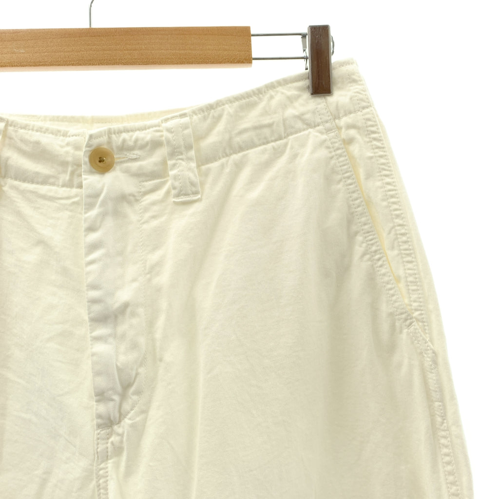 MAISON et VOYAGE / 메종 에보야지 | 2023AW | 코튼 트윌 와이드 스트레이트 치노 팬츠 | 48 | 남성