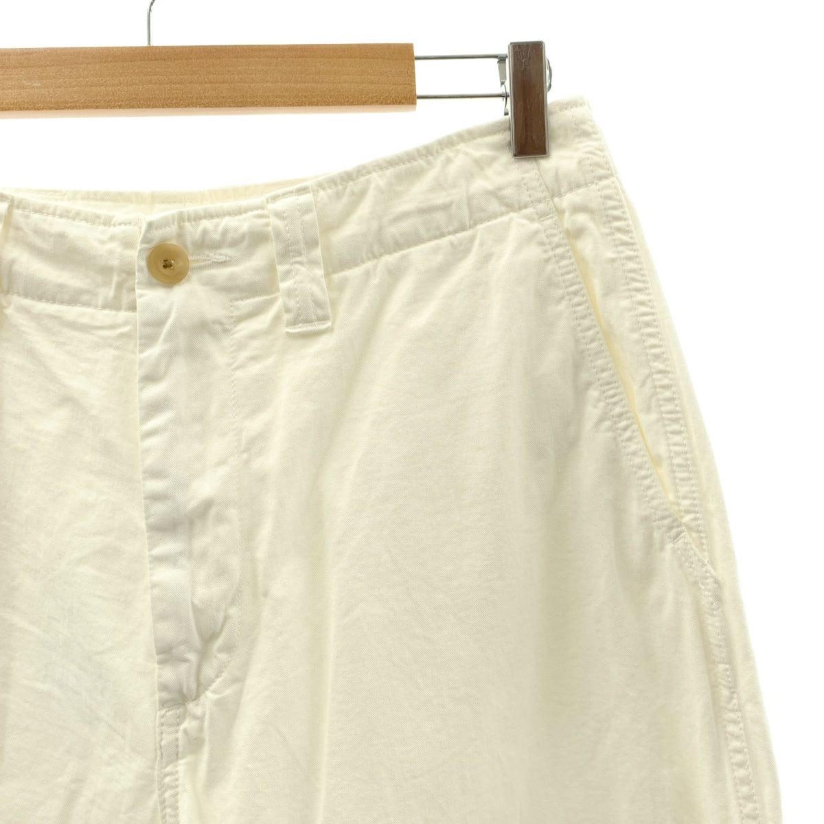 MAISON et VOYAGE / 메종 에보야지 | 2023AW | 코튼 트윌 와이드 스트레이트 치노 팬츠 | 48 | 남성