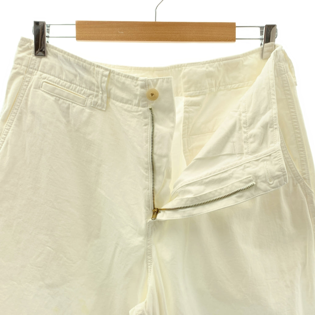 MAISON et VOYAGE / 메종 에보야지 | 2023AW | 코튼 트윌 와이드 스트레이트 치노 팬츠 | 48 | 남성