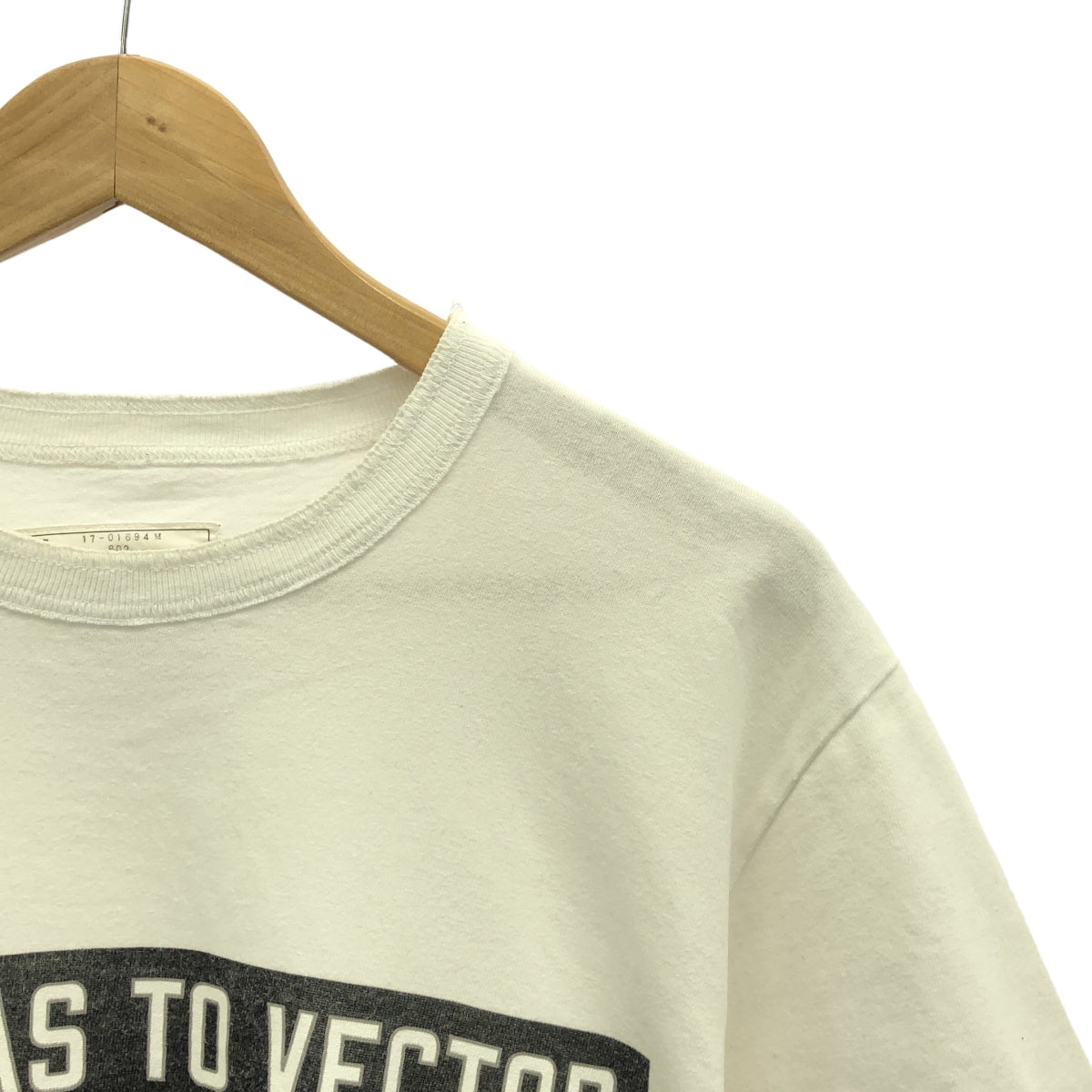 sacai / Sacai | Lawrence Weiner Tee / Stasis as to Vector / Lawrence Weiner 印花 T 卹 剪裁與縫紉 | 2 | 白色 | 男款