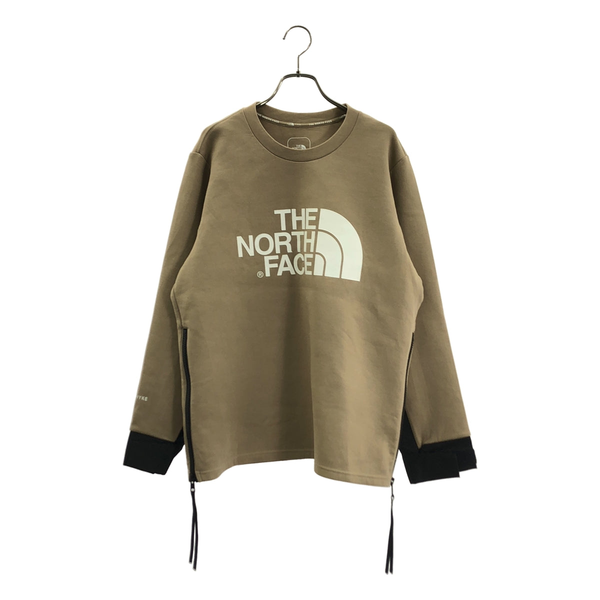 HYKE / ハイク | × THE NORTH FACE / ザノースフェイス Tec Air Big Top / ロゴ ジップ スウェット トレーナー | M | レディース