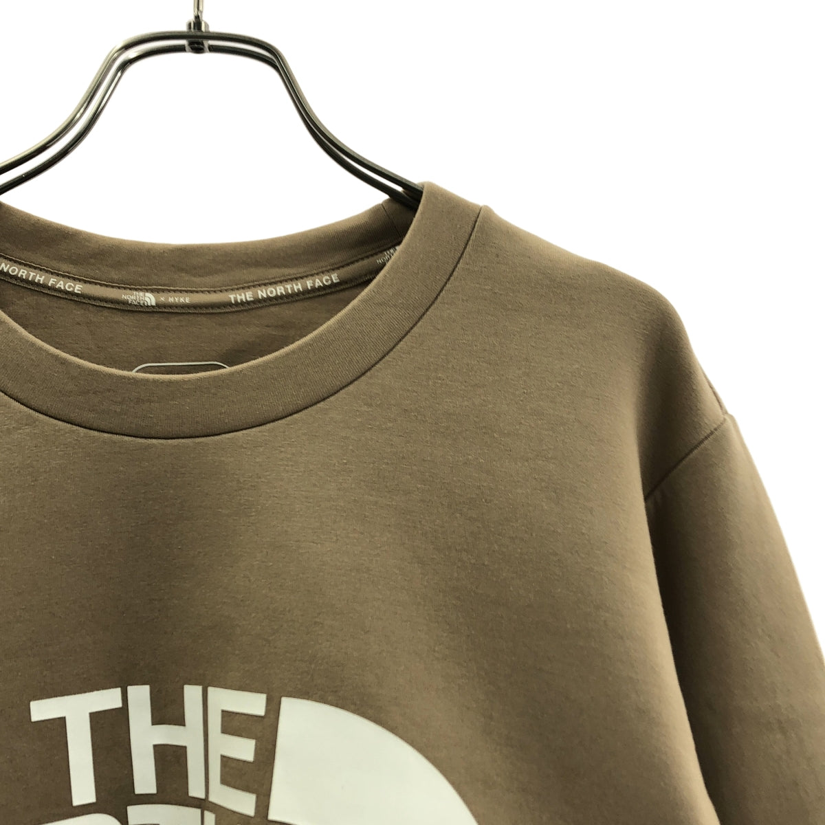 HYKE / ハイク | × THE NORTH FACE / ザノースフェイス Tec Air Big Top / ロゴ ジップ スウェット トレーナー | M | レディース