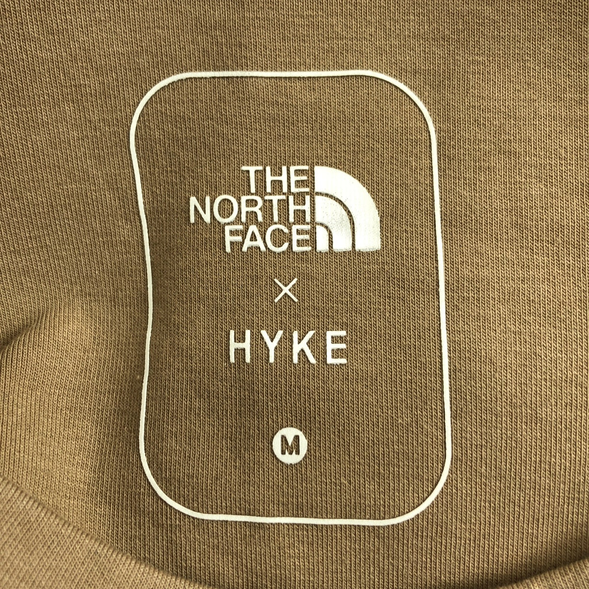 HYKE / ハイク | × THE NORTH FACE / ザノースフェイス Tec Air Big Top / ロゴ ジップ スウェット トレーナー | M | レディース