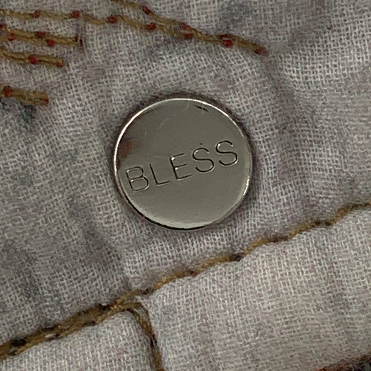 BLESS / ブレス | 2021SS | n°69 Lining vest プリント キルティング ベスト |