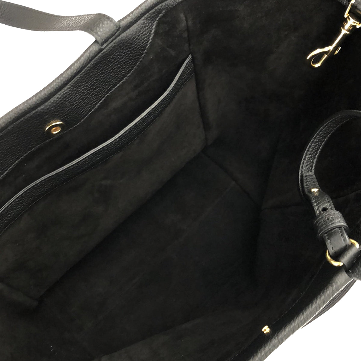 [Good Condition] CELINE | 2-Way SMALL FOLDED CABAS Shoulder Tote Bag | Black | Women's