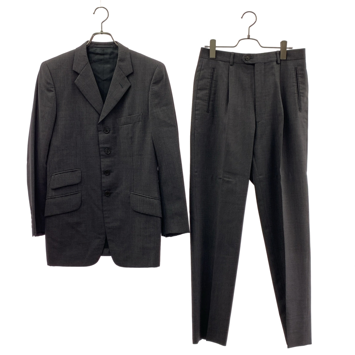 Paul Smith / ポールスミス | セットアップ / Giovanni Tonella社製ウール 4B テーラードジャケット / タック スラックス パンツ | M | メンズ