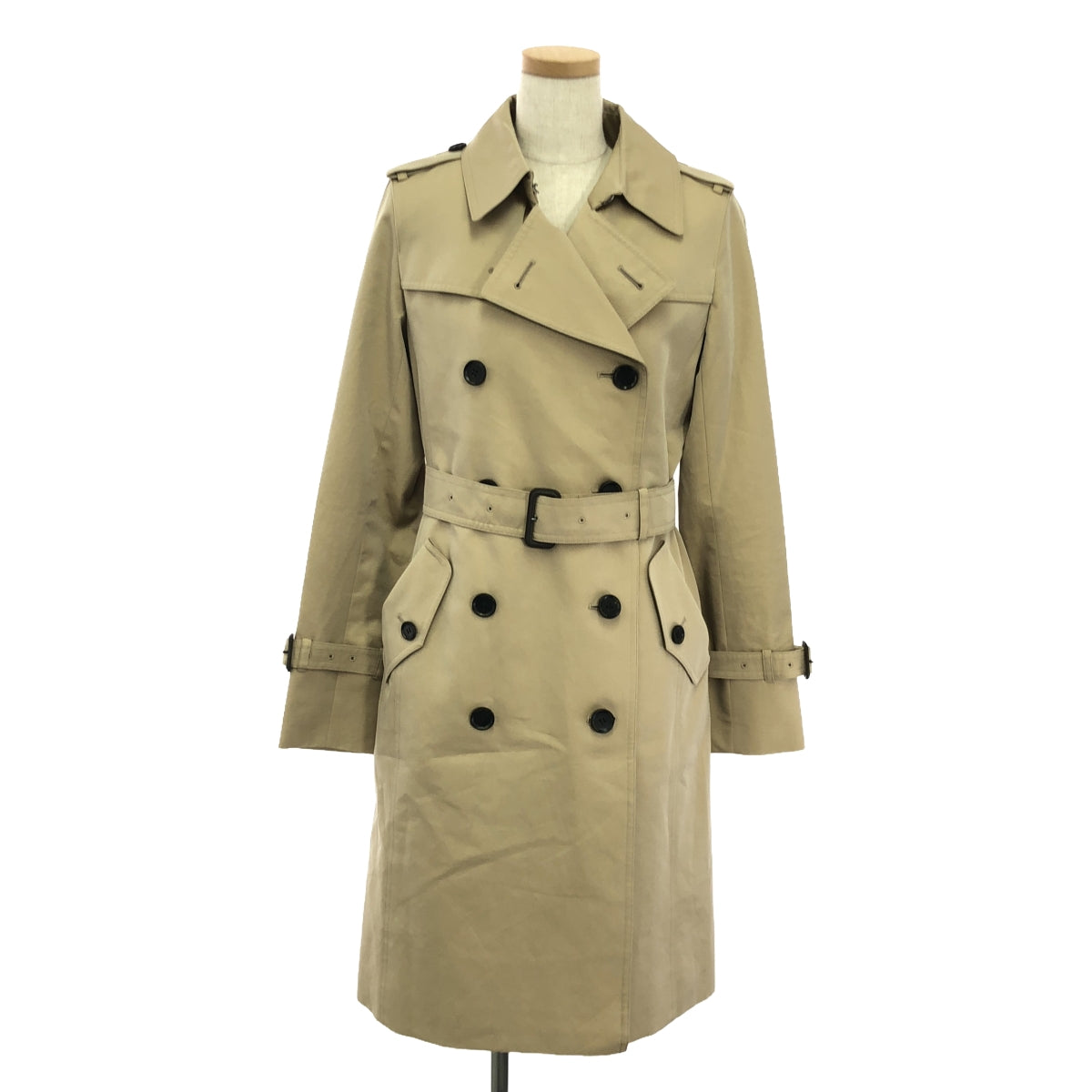 [Good Condition] SANYO | Standard Double Trench 100 Year Coat | 38 | Beige | Women's