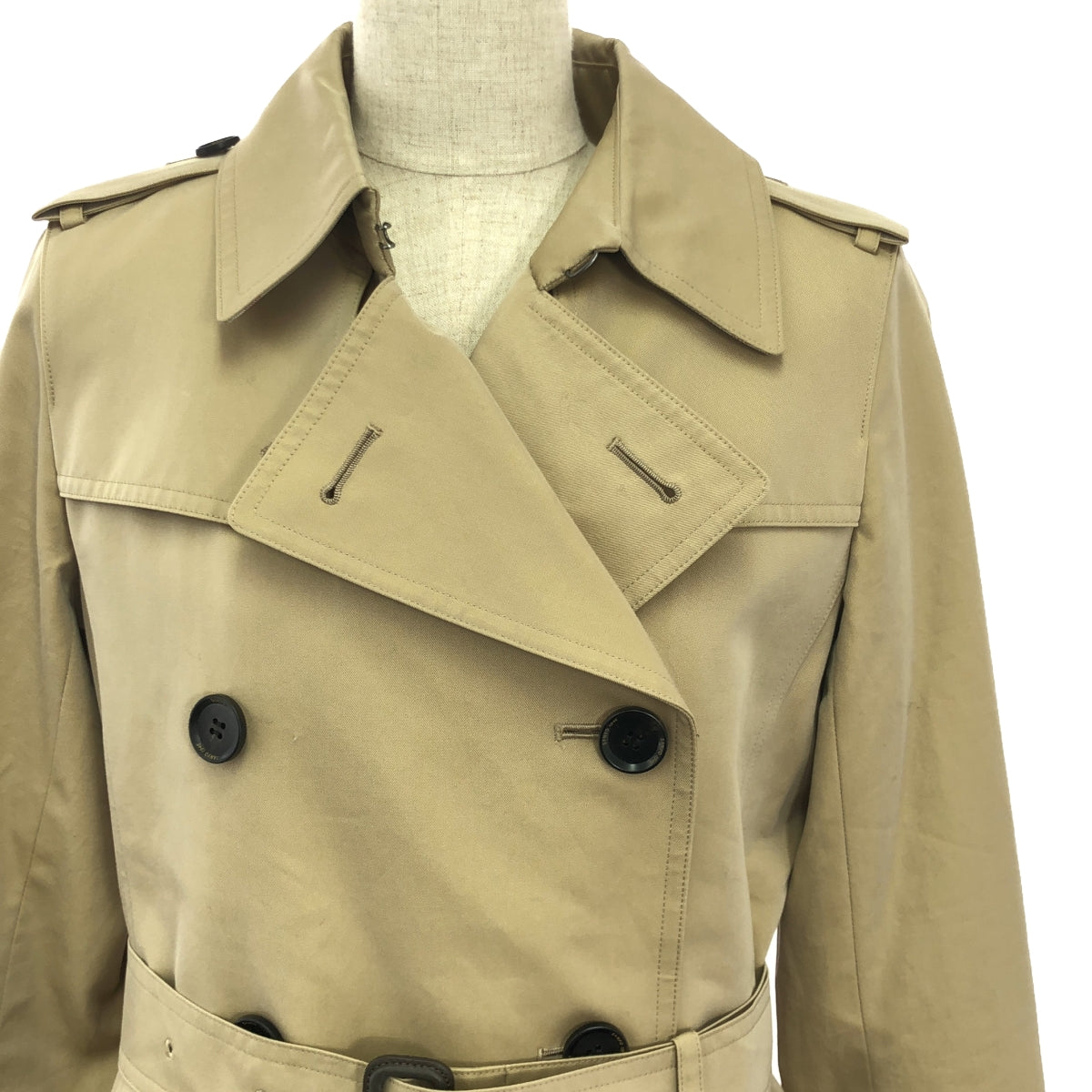 [Good Condition] SANYO | Standard Double Trench 100 Year Coat | 38 | Beige | Women's