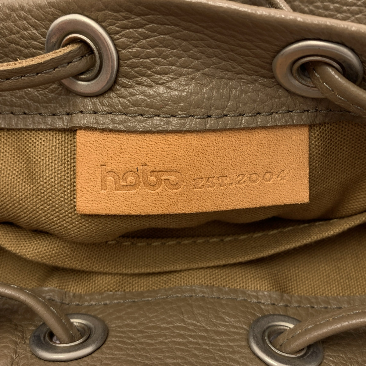 hobo / ホーボー | DRAWSTRING POUCH レザー ショルダー バッグ | ブラウン | メンズ