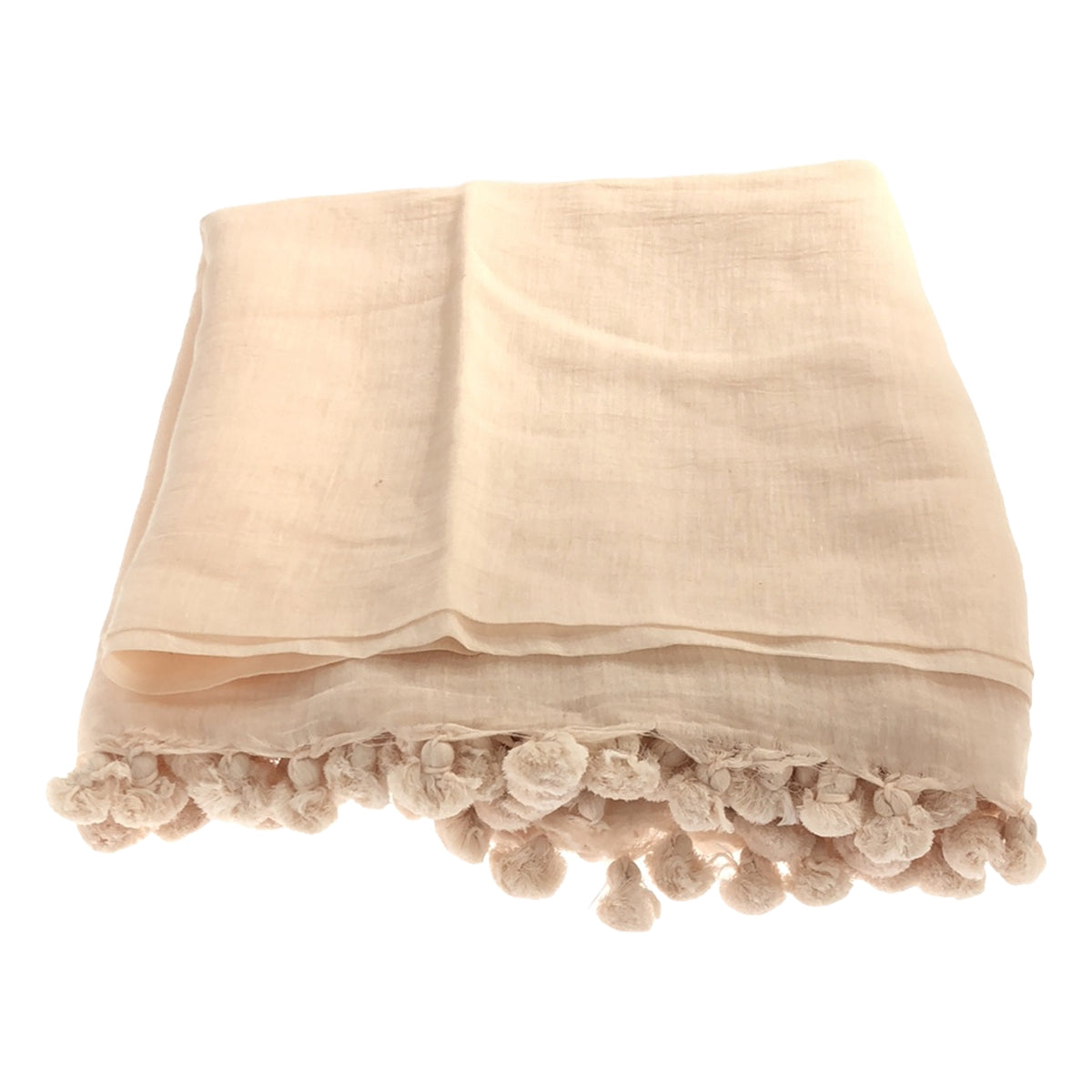 Spick and Span / Spick and Span | Silk cotton pompom stole | F | Others