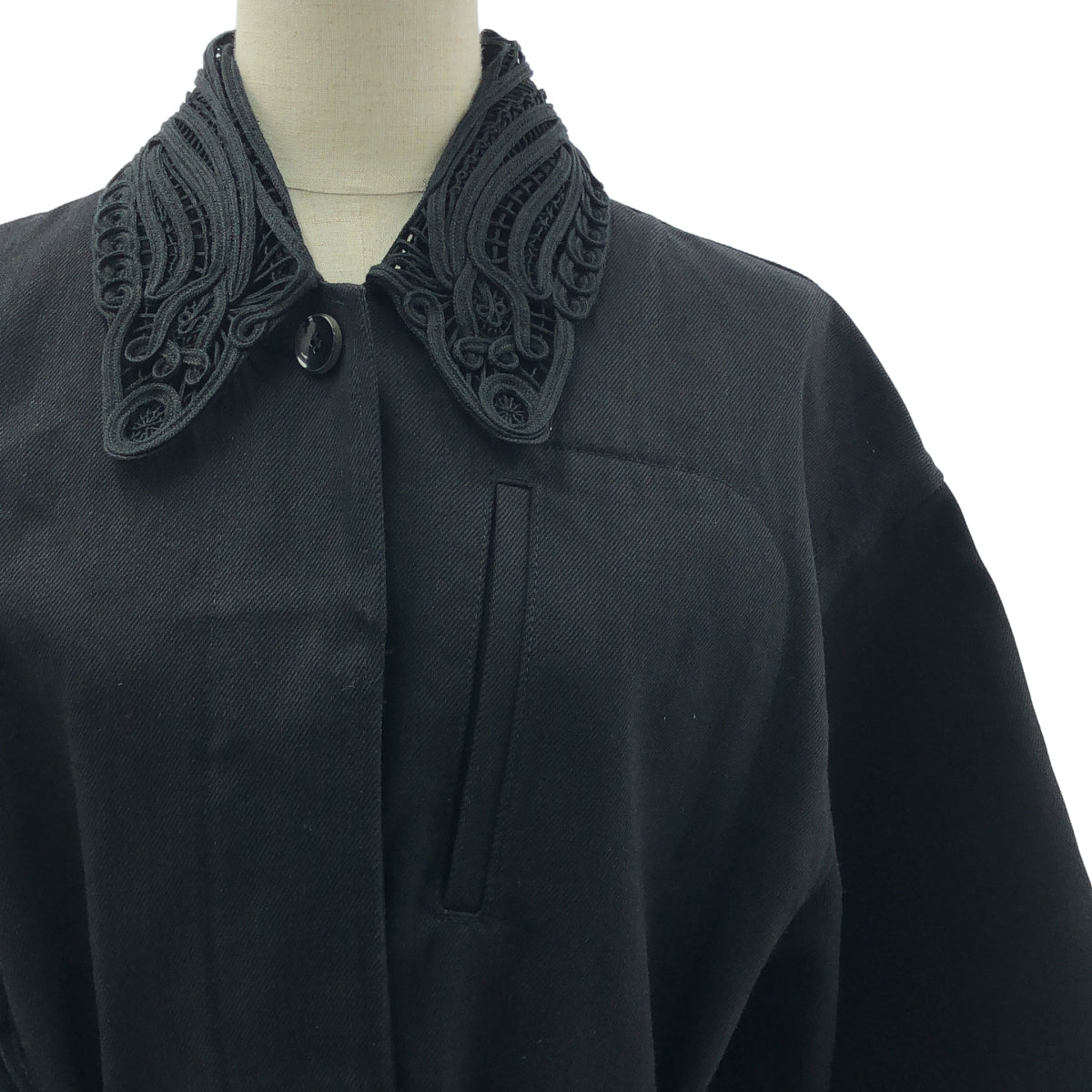 Mame Kurogouchi / マメクロゴウチ | Cord Embroidery Detail Denim Jacket コード エンブロイダリー デニムジャケット | 2 | レディース