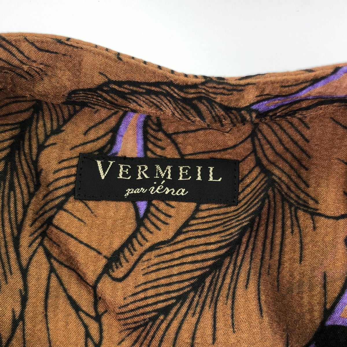 VERMEIL par iena / 베르메유파예나 | 2021AW | IMPORT BIG 플라워 프린트 셔츠 | F | 여성