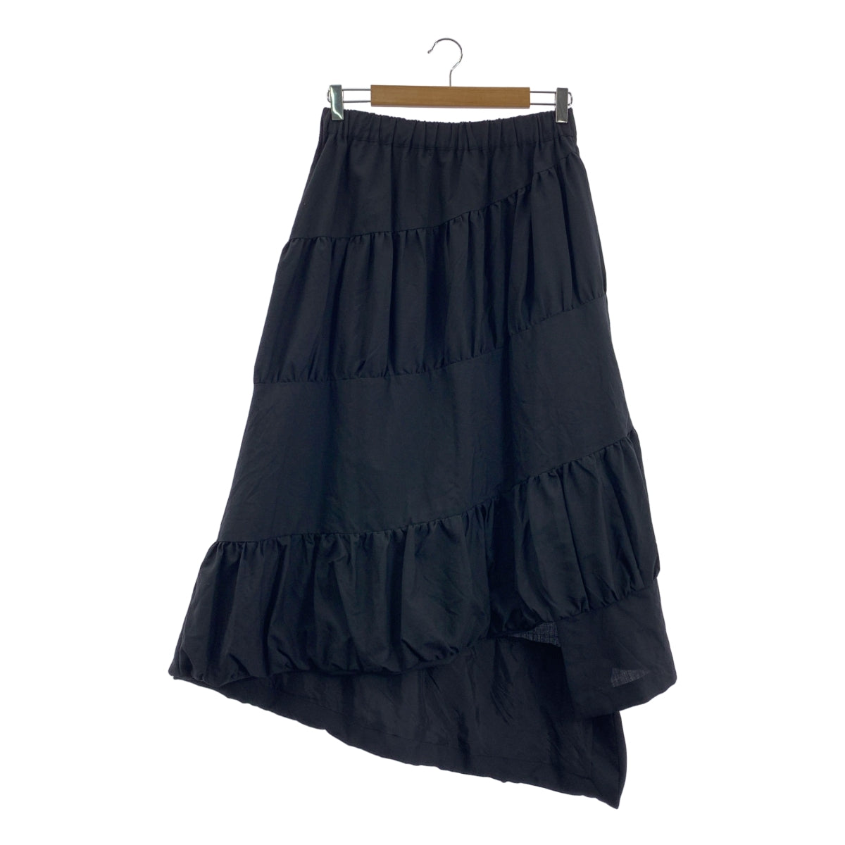 noir kei ninomiya / 느와르 케이니노미야 | 2023AW | 비대칭 롱 스커트 | M | 블랙 | 여성