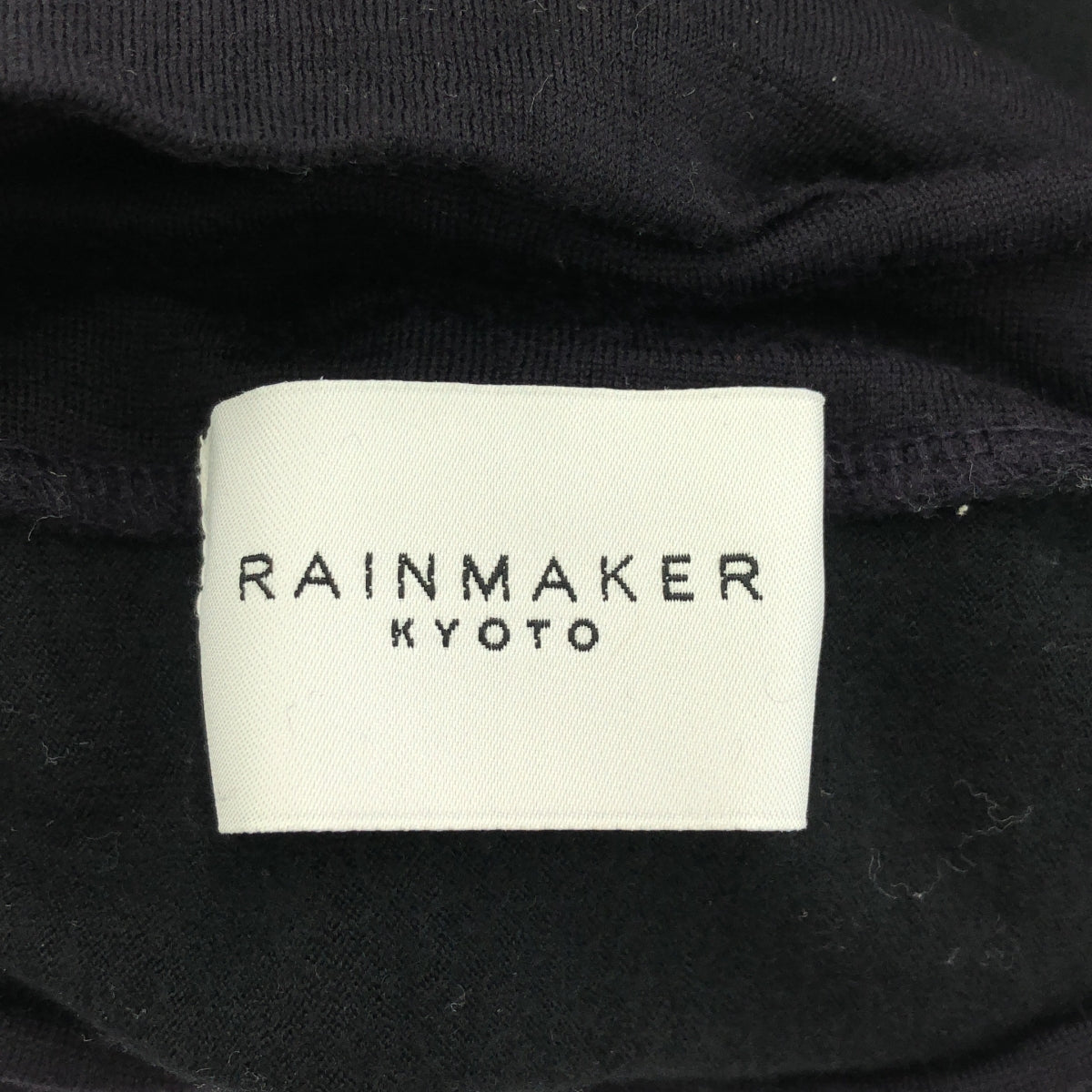 RAINMAKER / レインメーカー | KIMONO SLEEVE TURTLE NECK SHIRTS ウール 切替 タートネック ニット カットソー | 46 | メンズ