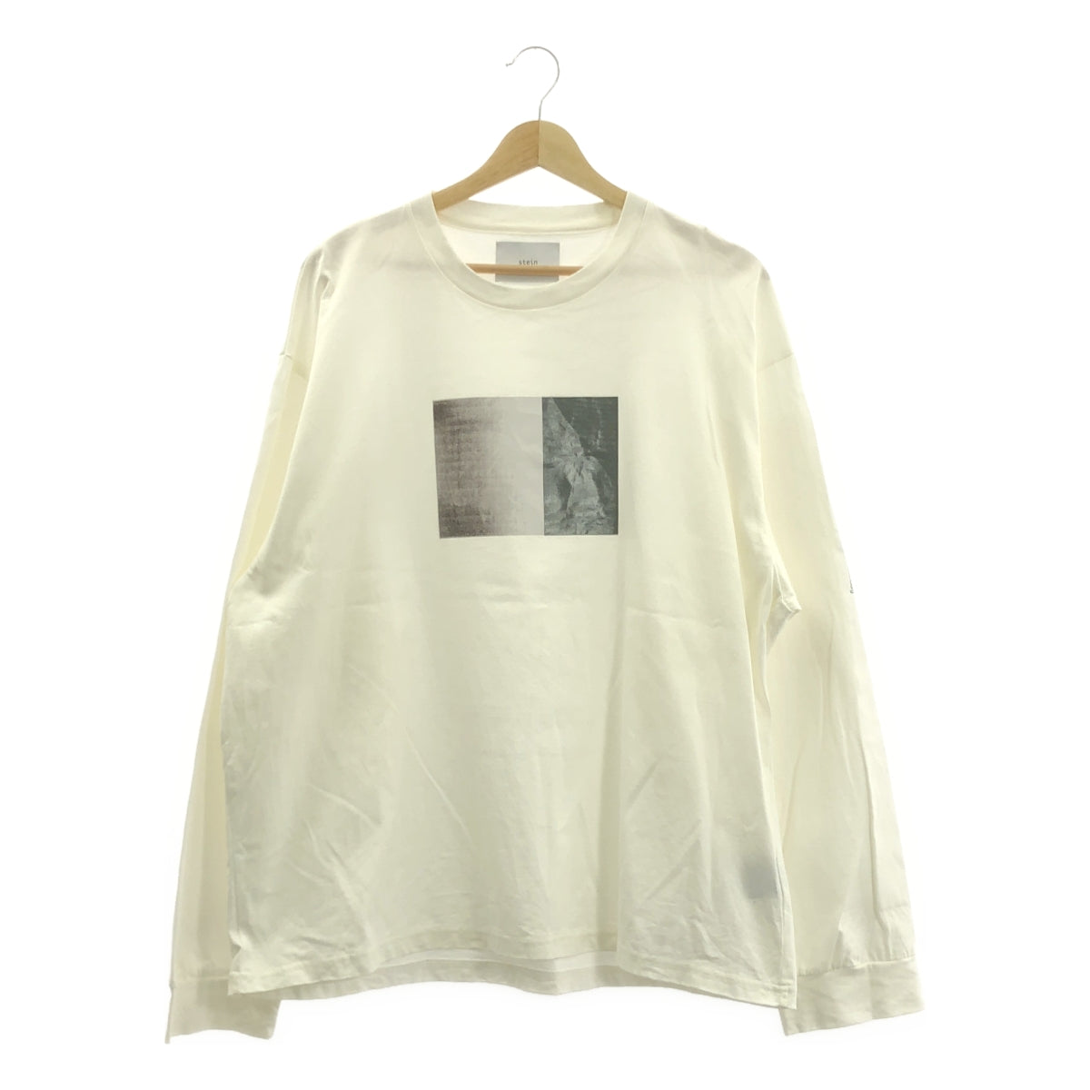 stein / 슈타인 | OVERSIZED LONG SLEEVE TEE / 오버사이즈 프린트 컷소우 | S |