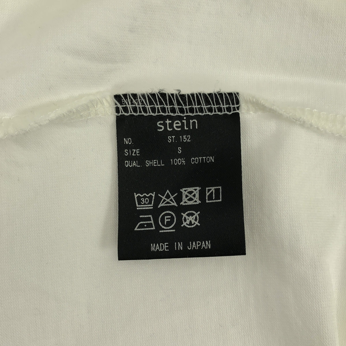stein / 슈타인 | OVERSIZED LONG SLEEVE TEE / 오버사이즈 프린트 컷소우 | S |