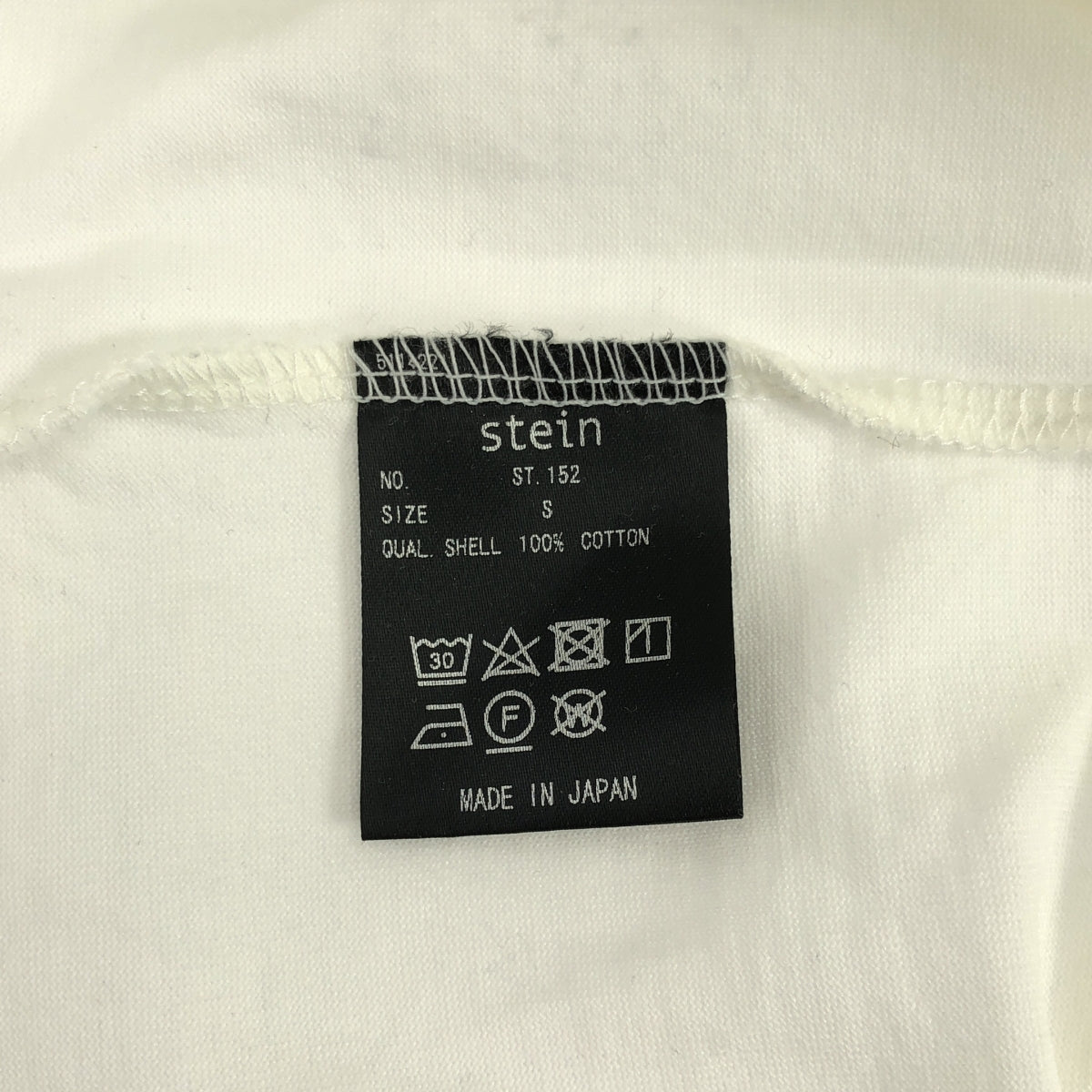 stein / シュタイン | OVERSIZED LONG SLEEVE TEE / オーバーサイズ プリント カットソー | S | ホワイト | メンズ