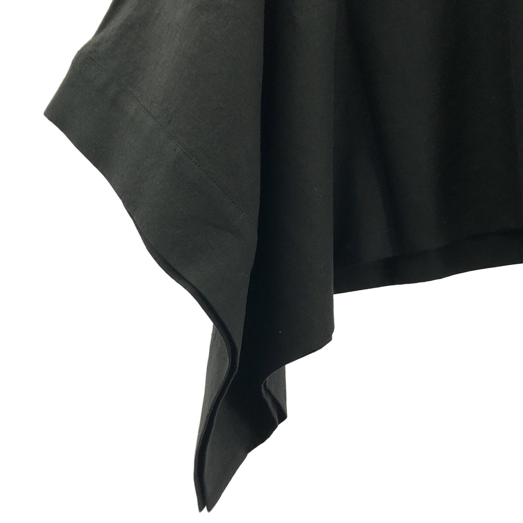 HYKE / 하이크 | 2022SS | LINEN PONCHO 린넨 판초 오버사이즈 풀오버 블라우스 | F |