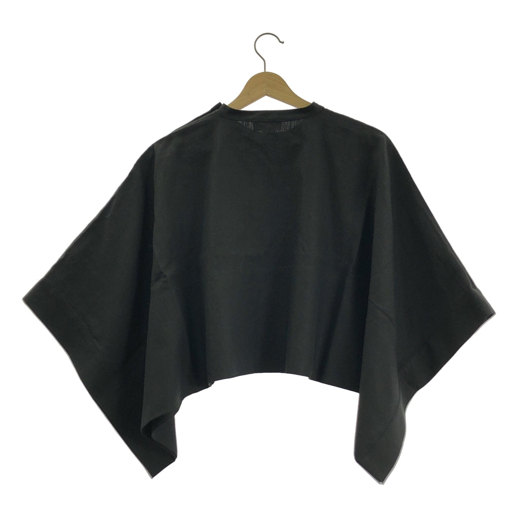 HYKE / 하이크 | 2022SS | LINEN PONCHO 린넨 판초 오버사이즈 풀오버 블라우스 | F |