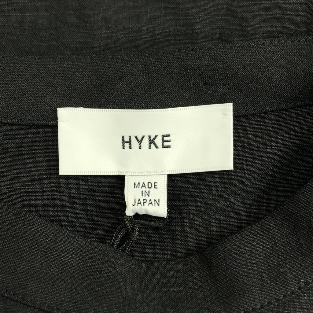 HYKE / 하이크 | 2022SS | LINEN PONCHO 린넨 판초 오버사이즈 풀오버 블라우스 | F |