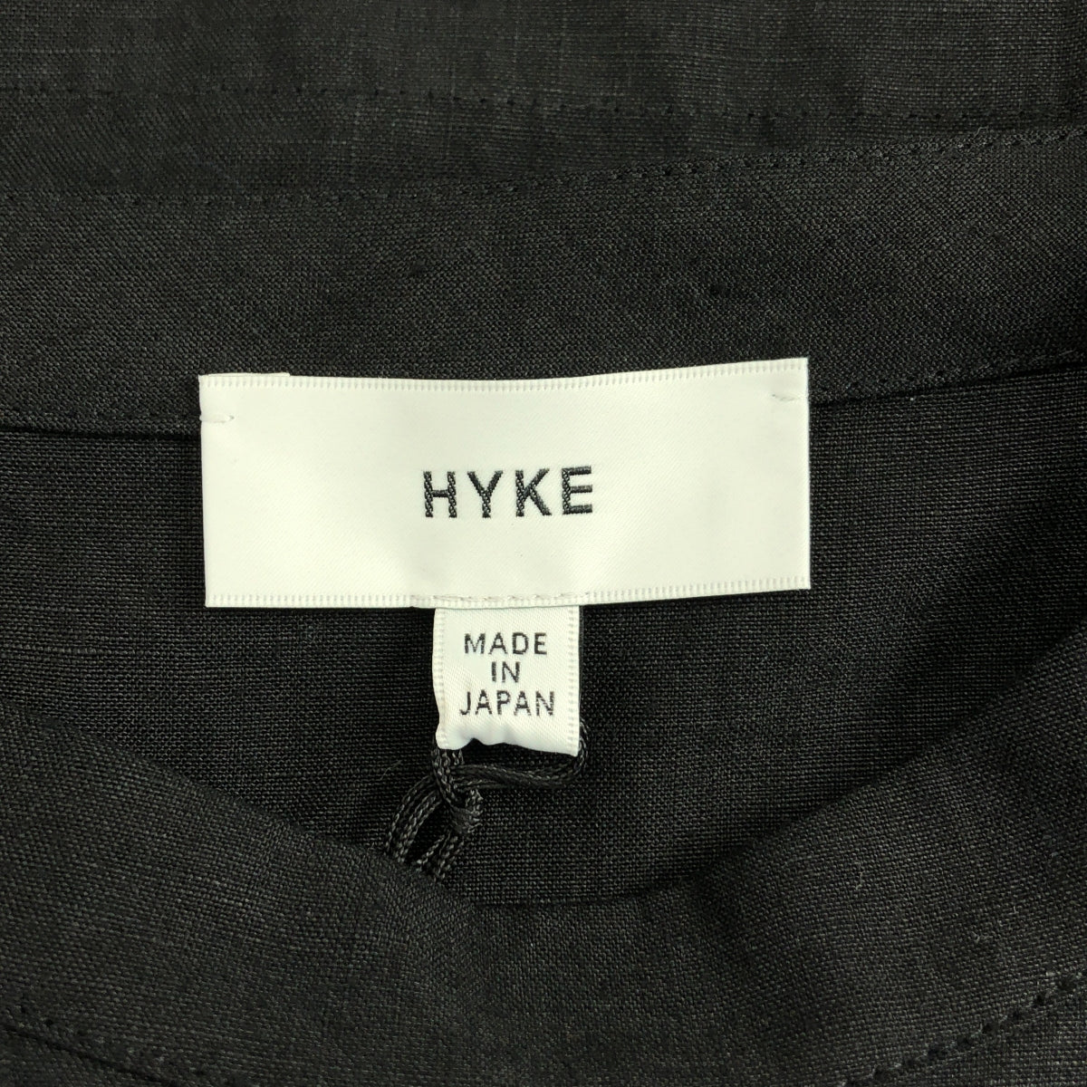 HYKE / 하이크 | 2022SS | LINEN PONCHO 린넨 판초 오버사이즈 풀오버 블라우스 | F |