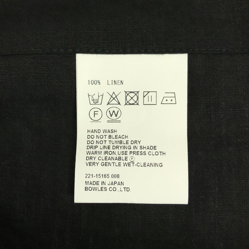 HYKE / 하이크 | 2022SS | LINEN PONCHO 린넨 판초 오버사이즈 풀오버 블라우스 | F |