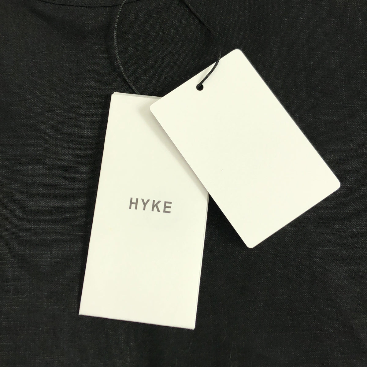 HYKE / 하이크 | 2022SS | LINEN PONCHO 린넨 판초 오버사이즈 풀오버 블라우스 | F |