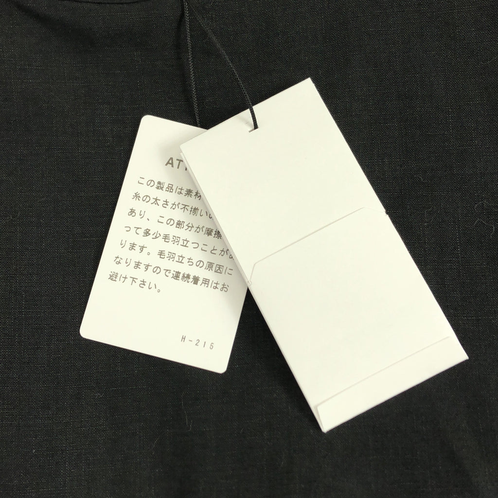 HYKE / 하이크 | 2022SS | LINEN PONCHO 린넨 판초 오버사이즈 풀오버 블라우스 | F |