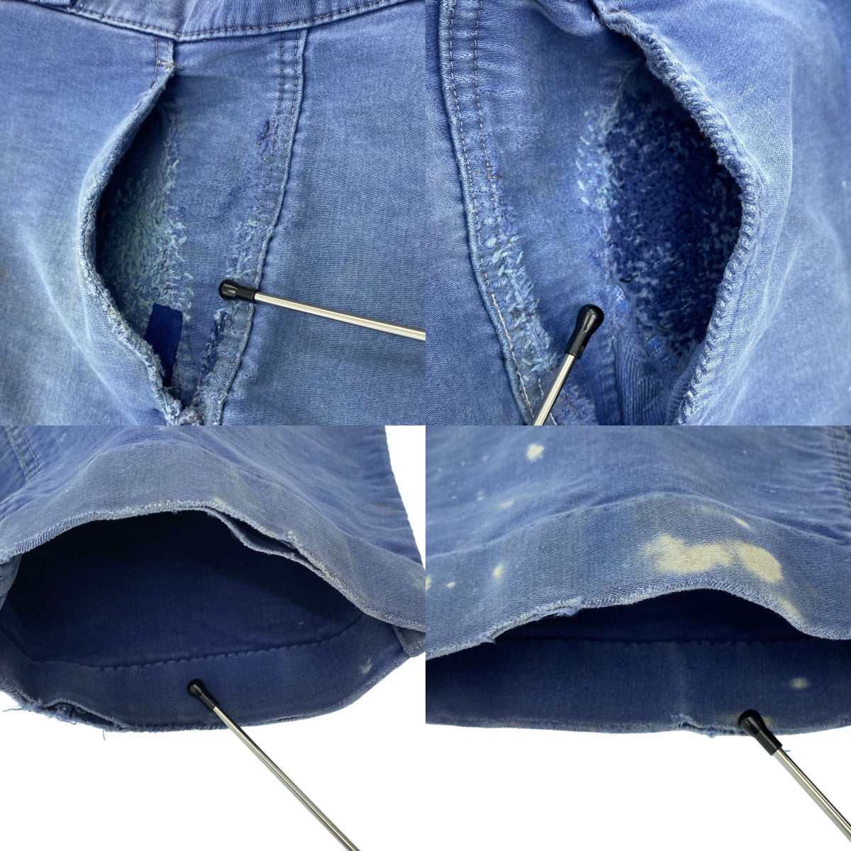 EURO VINTAGE / ユーロヴィンテージ | 1940s ヴィンテージ モールスキン ワークパンツ | ブルー | メンズ