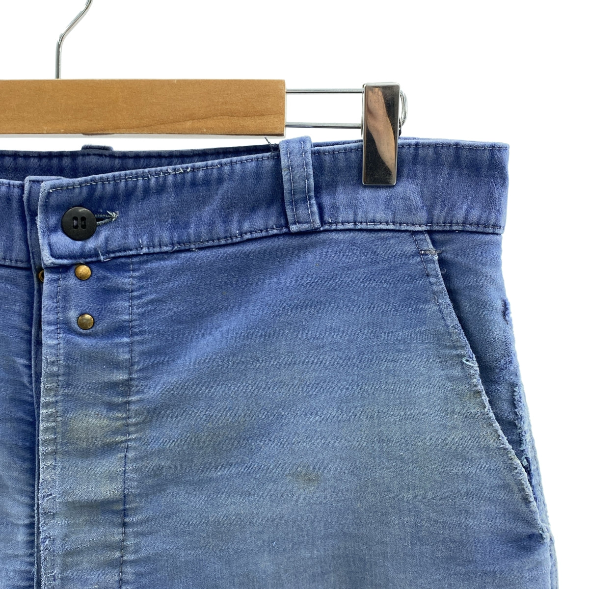 ユーロワークパンツ　モールスキン ユーロワークパンツ モールスキン 古着 60年代 フレンチワーク