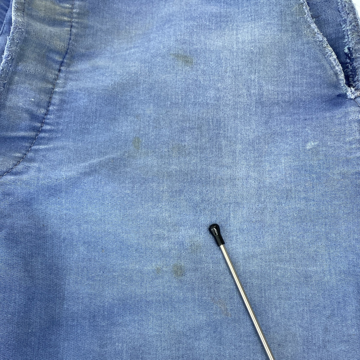 EURO VINTAGE / ユーロヴィンテージ | 1940s ヴィンテージ モールスキン ワークパンツ | ブルー | メンズ