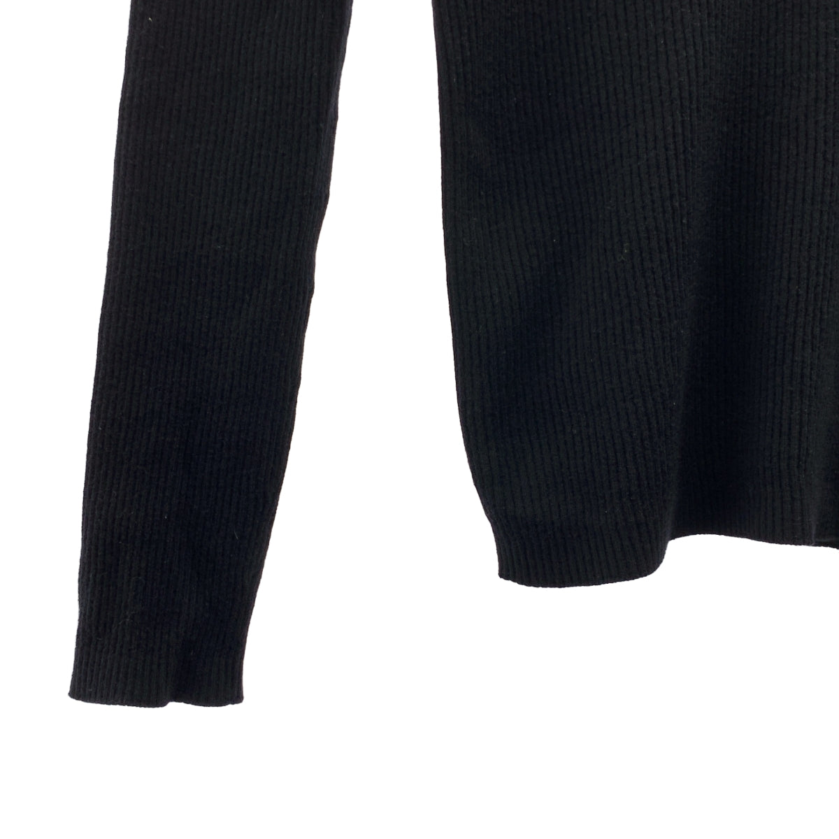 MAISON KITSUNE / メゾンキツネ | ワッペン リブ ハイネック ニット セーター | S | レディース