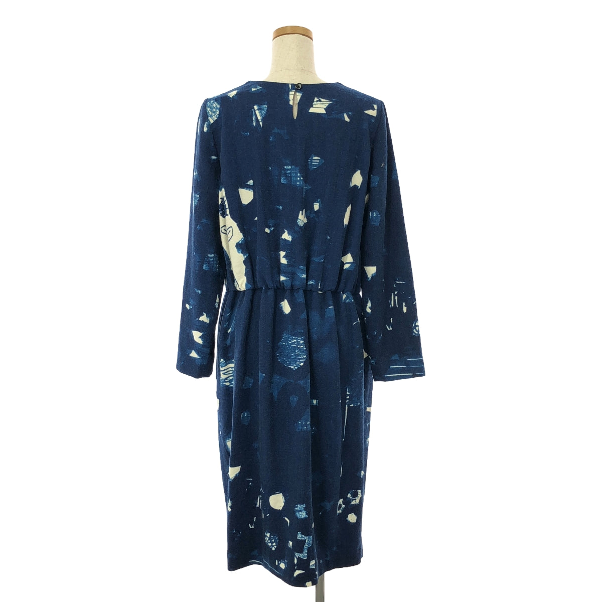 mina perhonen / mina perhonen | sound / sound all-over print long dress / lined | size 40 | blue | women's