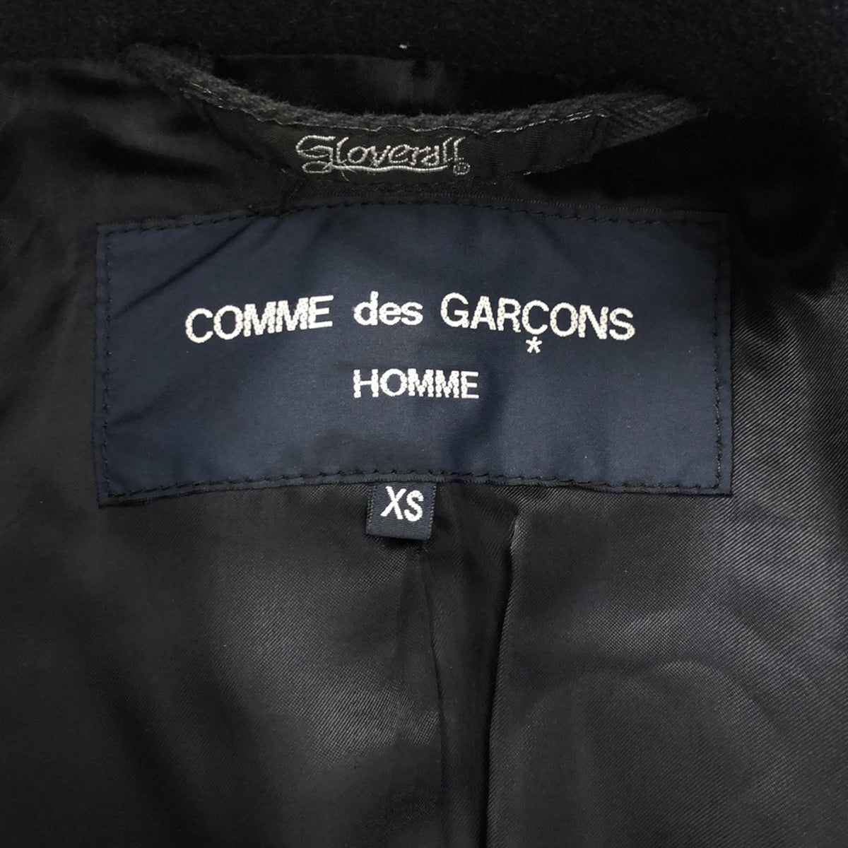 COMME des GARCONS HOMME / 컴데 갤슨 옴므 | 2014AW | × Gloverall 울 멜튼 피코트 | XS | 네이비 | 남성