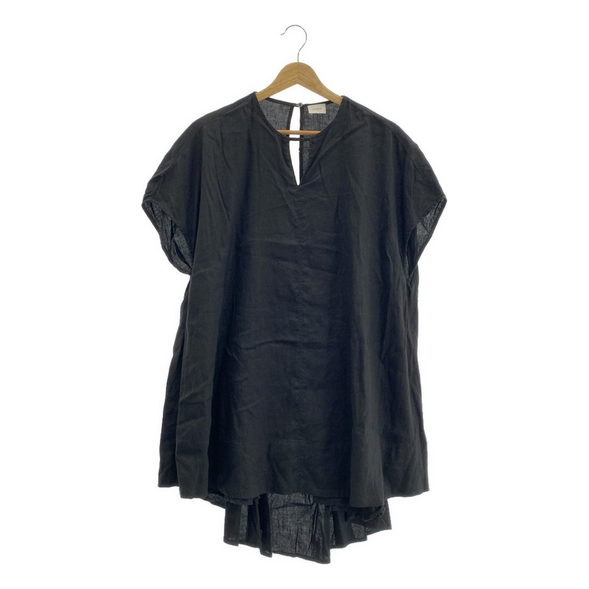 MANOF / 마노프 | 린넨 백 오픈 탑스 | M | 여성