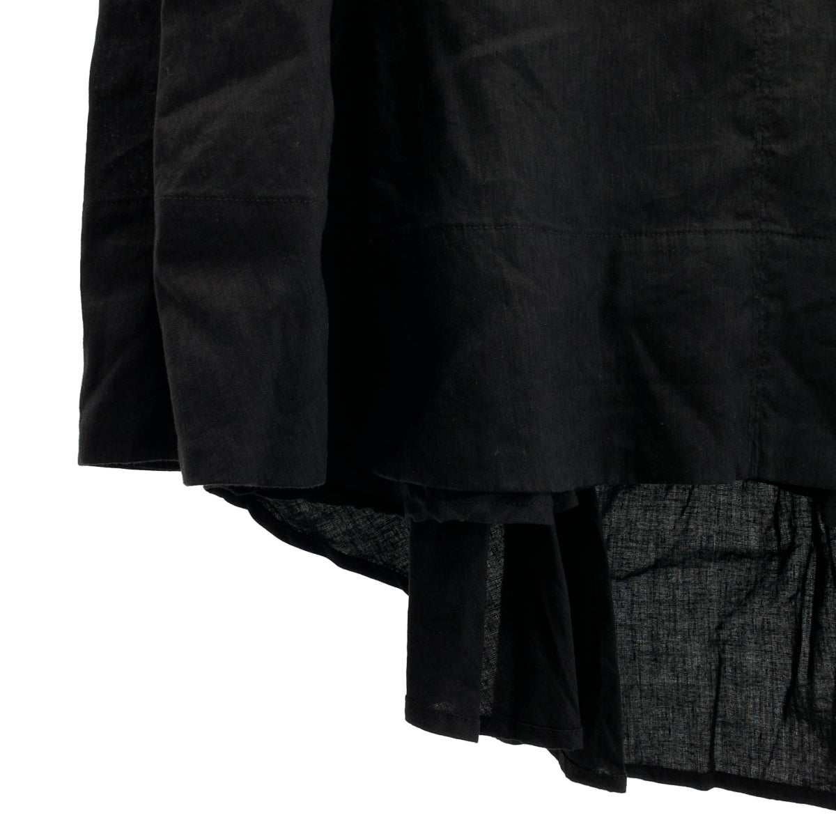 MANOF / 마노프 | 린넨 백 오픈 탑스 | M | 여성