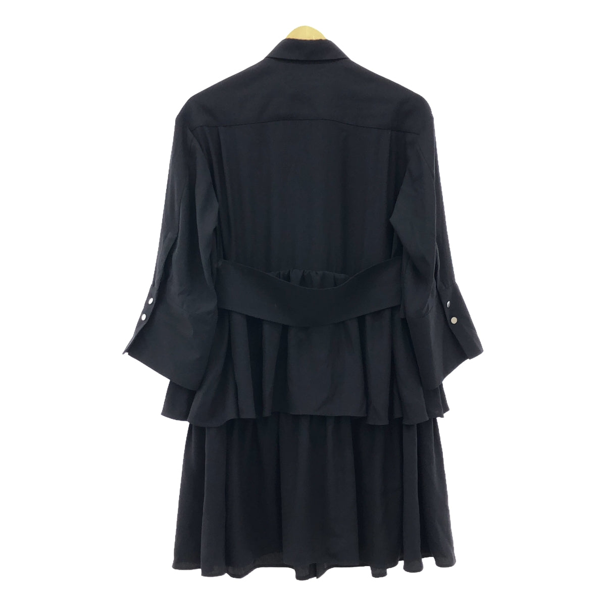 th products / TH Products | Ruffle Volumed Dress | 0S | Black | Women's