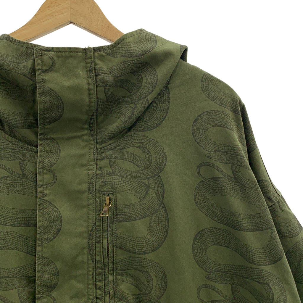 HYSTERIC GLAMOUR / 히스테릭 글래머 | SNAKE LOOP 무늬 후드 코트 / 유니섹스 | F | 남성