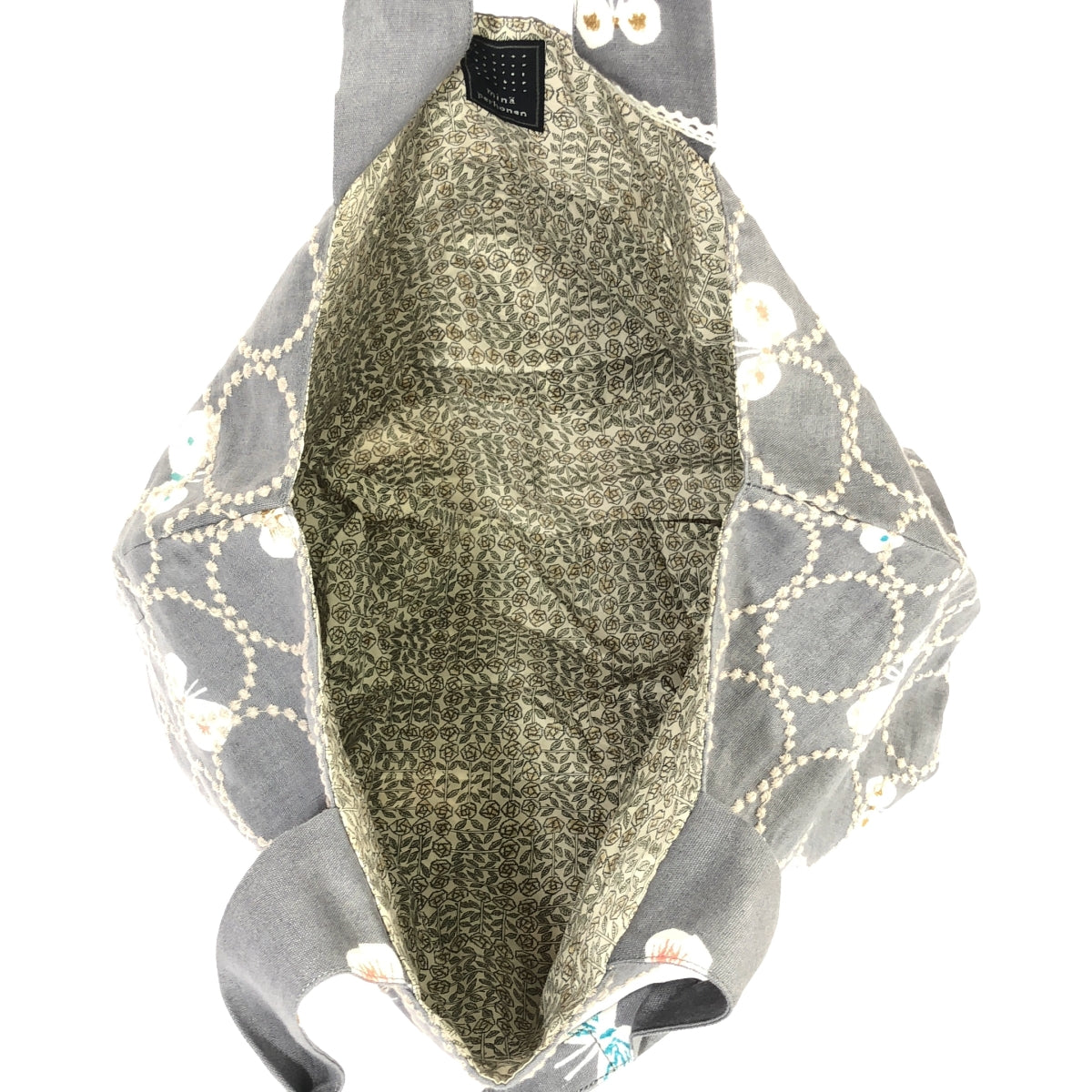 mina perhonen / mina perhonen | 2022SS | hana hane + tambourine / hana hane tambourine panini hand tote bag |